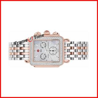Michele Deco Rose Gold MOP Diamond Watch MWW06A000450