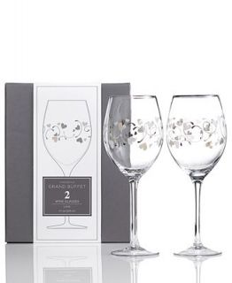 Charter Club Glassware, Set of 2 Novelty Love Wine Glasses