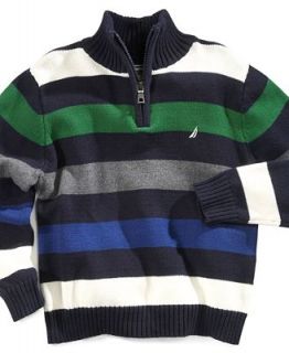Nautica Kids Sweater, Boys Stripe Zip Sweater