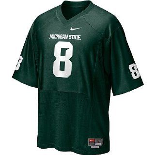 Michigan State Spartans Boys Nike 8 Home Football Jersey Sz 7
