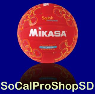 Mikasa VSV104 Squish No Sting Volleyball Orange New