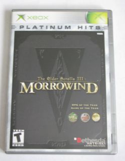 Original Microsoft Xbox Game The Elder Scrolls III Morrowind Complete