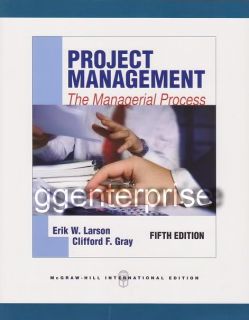 Project Management The Managerial Process 5e Larson CD