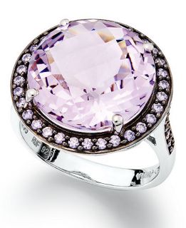 Sterling Silver Ring, Natural Pink Amethyst (7 1/5 ct. t.w.) and