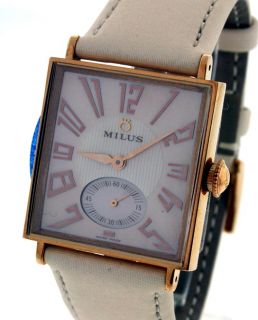 Milus Aurigos New 18K Rose Gold $4 500 Watch