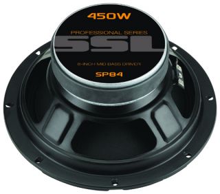 SP84 8 450W 4 Ohm Pro Car Audio Speaker Mid Range/Bass Driver SP84