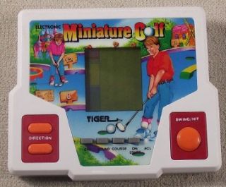 Tiger Miniature Golf Electronic Handheld Game