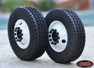 Tractor Trailer Tires 1 7 Super Wide Commericial RC4WD Z T0071 Reefer