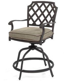 Grove Hill Aluminum Patio Furniture, Outdoor Swivel Chair   furniture