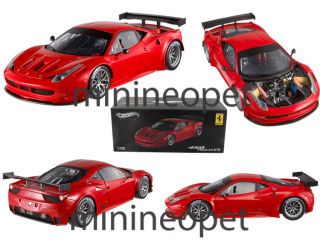 Hot Wheels Elite X2860 Ferrari 458 Italia GT2 Presentation Version 1