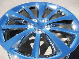 YOUR STOCK 4 NEW 19 FACTORY LINCOLN MKS OEM CHROME WHEELS RIMS 09 12