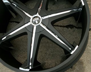 Dub Shooz S147 28 Black Rims Wheels Caprice 5x5 28 x 10 5H 10