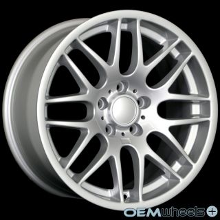 18 Silver CSL Style Wheels Fits BMW E46 E90 E92 E93 323 325 328 330
