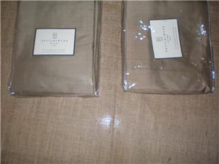 Set of Two Pottery Barn Dupioni Silk Drapes