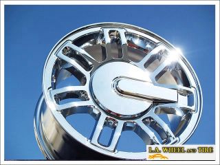 Set of 4 New 16 Hummer H3 Chrome Wheels Rims Chevrolet Tahoe Suburban