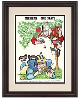 Mounted Memories Wall Art, Framed Ohio State vs Michigan Football