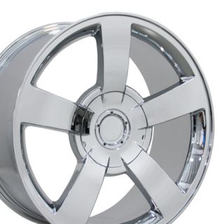 22 Silverado SS Chrome Wheels Set of 4 Rims Fits Chevrolet Cadillac