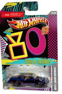 Hot Wheels Cars of The Decades 21 Buick Grand National