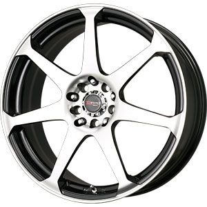 New 17X7.5 5 100/5 114.3 Dr33 Gloss Black Machined Face Wheels/Rims