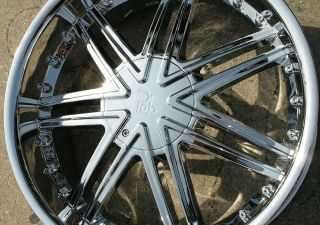 Lupus 981 20 Chrome Rims Wheels Acura TL 09 Up 20 x 8 5 5H 38