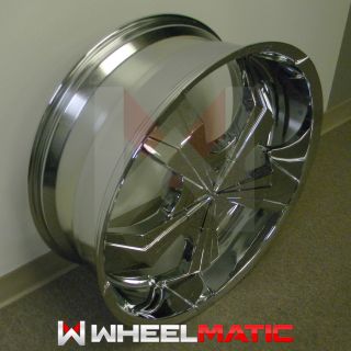 of 4 New 26 6x135 139 7 Player Limited L321 Chrome Wheels Rims
