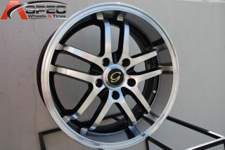 Line G817 Wheel 5x108 38 Black Blue Rim Fits Volvo S40 V40 S60