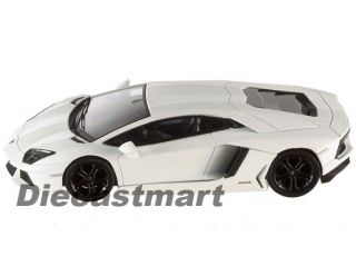 Hotwheels Elite V7431 1 43 Lamborghini Aventador New Diecast White