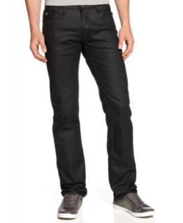 Guess Jeans, Lincoln Coated Dark Wash Denim Jeans