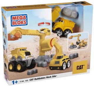 Mega Bloks Cat Tiny N Tuff Buildables Work Site