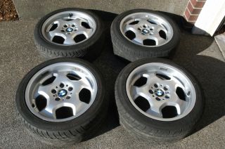 BMW E36 M3 17 Contour Wheels Staggered with Tires 328 323 318 325