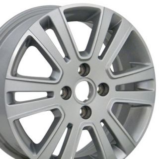 Silver Ford® Focus Wheels 3703 16x6 Rims Fit Fiesta Escort