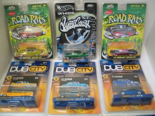 cars from Road Rats, Hot Wheels Whips West Coast Customs and Dub City