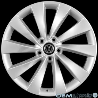 19 Silver Turbine Wheels Fits VW CC EOS Golf GTI Jetta MK5 MKV Passat