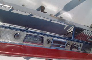 63 1963 Pontiac Catalina Dash Bezel w Nice Chrome