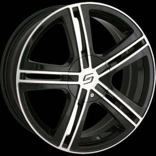 17x7 Black Wheel Sacchi S62 5x112 5x120 BMW Rims