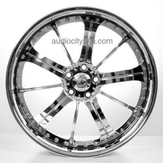 24 Forged 3pc Wheels and Tires for Camaro Range Rover Mercedes Custom