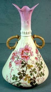Royal Worcester Blush Ivory Bone China Vase Unmarked