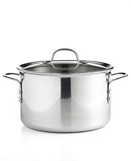 Calphalon Stock Pot, Tri Ply Stainless Steel 8 Qt.