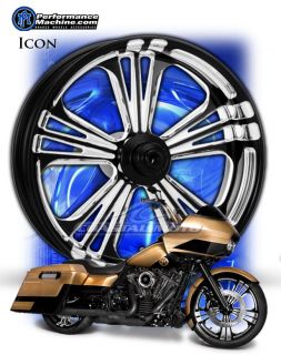 Machine Icon Motorcycle Wheels Harley Streetglide Roadglide