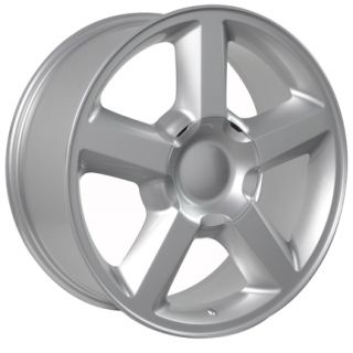 20 Silver Tahoe Wheels 275 55 Tires Fit Chevrolet