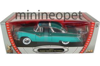 Yat Ming 1955 55 Ford Fairlane Crown Victoria 1 18 Diecast Green
