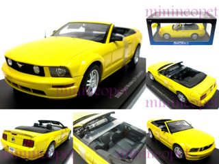 Autoart 2006 Ford Mustang GT Convertible 1 18 Yellow