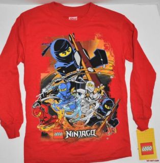 New Boys Lego Ninjago Ninja Long Sleeve T Shirt