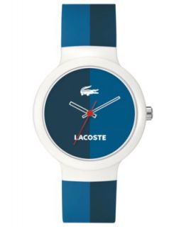 Lacoste Watch, Mens Sport Navigator Blue Rubber Strap 2010551