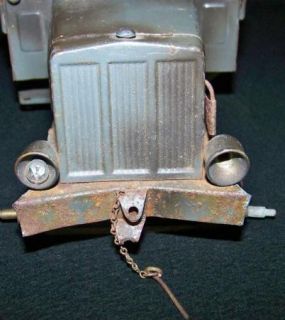 Vintage Hausser Pressed Steel Military Truck Toy
