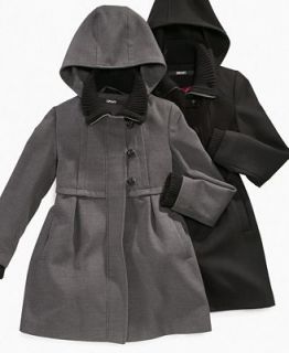 DKNY Kids Jacket, Girls Babydoll Wool Coats