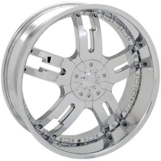 24x9 Chrome Wheel Starr Dominator 958 5x5 5x4 75