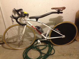 RARE White Softride Norwester 700c Carbon Fiber Bicycle Bike Soft Ride