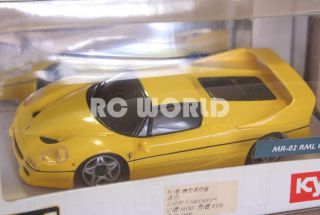 Kyosho Mini Z Ferrari F50 Yellow RC Car Ready Set
