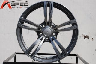 18x8 5 9 5 2012 BMW M5 Style Gun Metal Wheel Fit E90 E91 E92 325 328